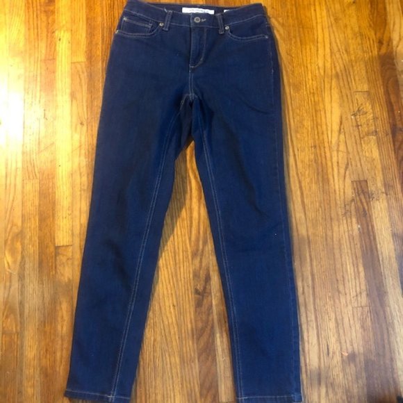 Jones New York Blue Denim Soho Ankle Jeans - Picture 1 of 8